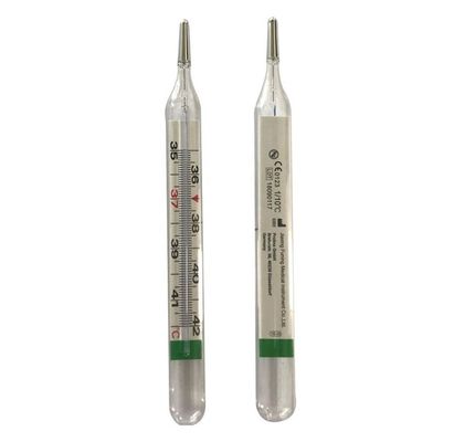 Termômetro de vidro sem mercúrio para medição de temperatura oral e da axila em casa