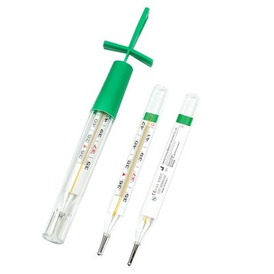 Termômetro Médico Preciso de Axila Customizado OEM Vidro Sem Mercúrio